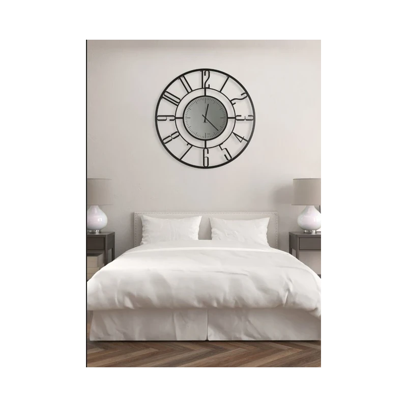 Ceart - Penelope Black Edition Wall Clock - Pastel Black