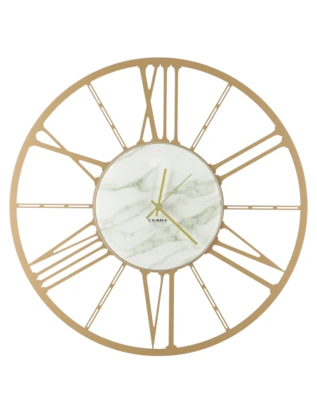 Ceart - Wheel Wall Clock - Metallic Gold