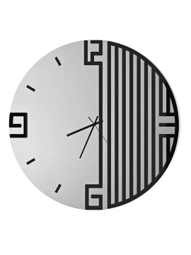 Ceart - Lyra Wall Clock - Black / Smoked Black Mirror