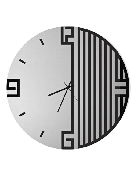 Ceart - Lyra Wall Clock - Black / Smoked Black Mirror