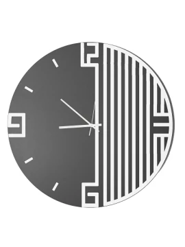 Ceart - Lyra Wall Clock - White / Smoked Black Mirror