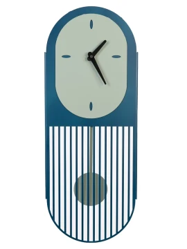 Ceart - Pendolino Pendulum Clock - Petrol and Sage Green