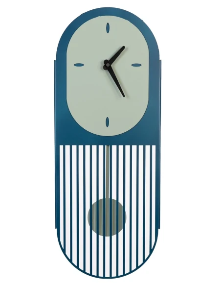 Ceart - Pendolino Pendulum Clock - Petrol and Sage Green