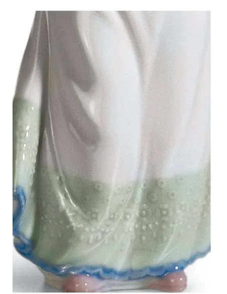 Lladró - Scultura Bambina con Torta - Porcellana