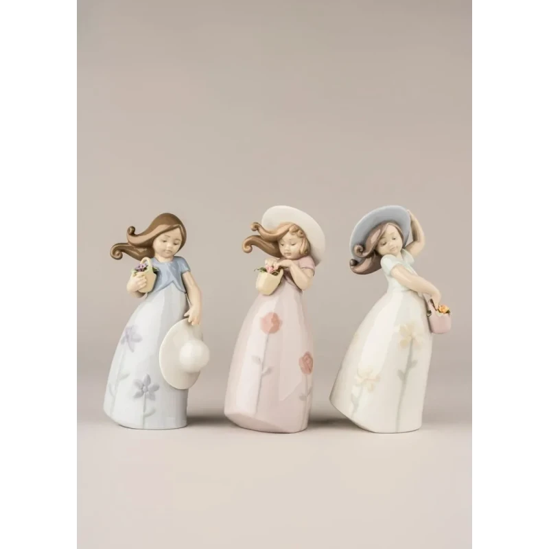 Lladró - Scultura Bimba Piccola Margherita - Porcellana