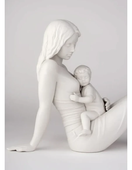 Lladró - Scultura L'amore di Una Madre - Bianco Opaco