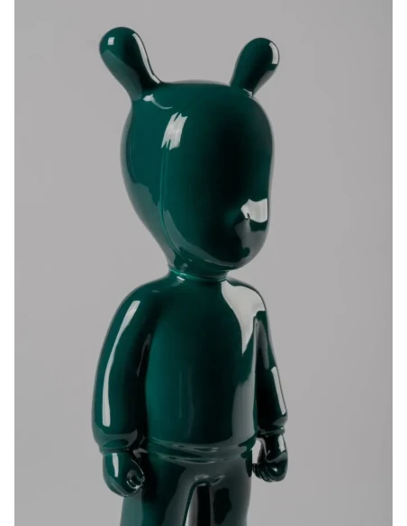 Lladró - The Dark Green Guest - Dark Green / White