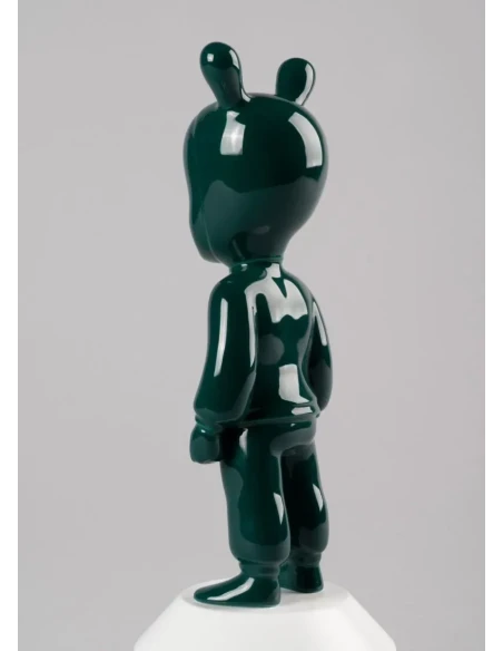 Lladró - The Dark Green Guest - Dark Green / White
