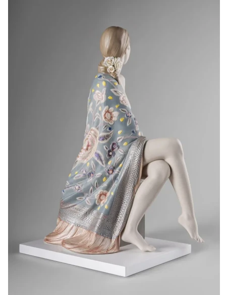 Lladró - Nude with Shawl Sculpture - Porcelain