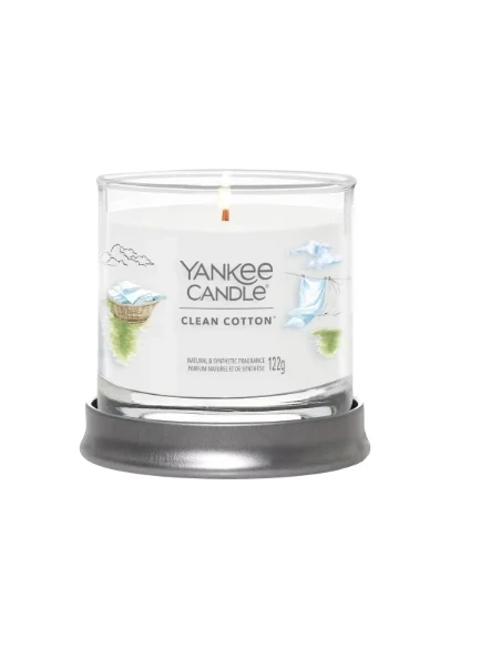 Yankee Candle - Clean Cotton- Candela Tumbler Piccola