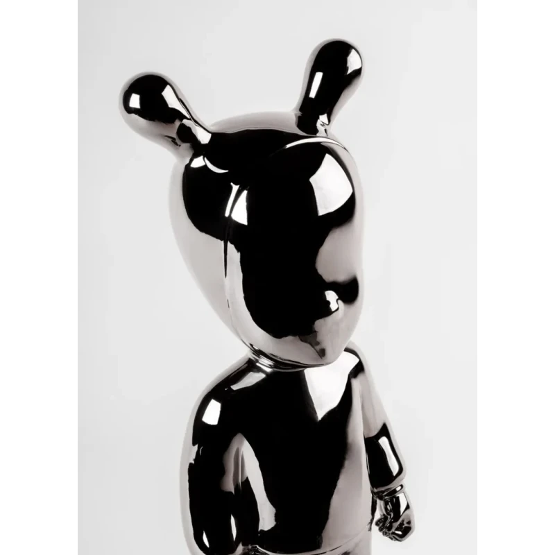 Lladró - Scultura The Silver Guest - Argento / Bianco