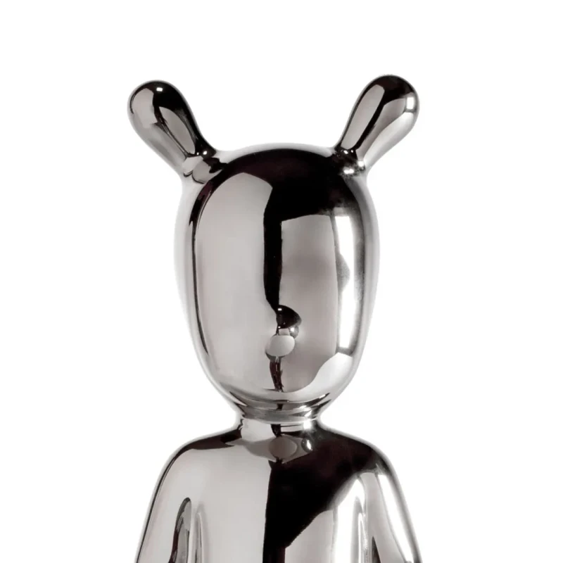 Lladró - Scultura The Silver Guest - Argento / Bianco