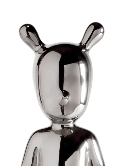 Lladró - Scultura The Silver Guest - Argento / Bianco