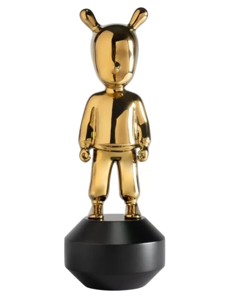 Lladró - The Golden Guest Sculpture - Gold / Black