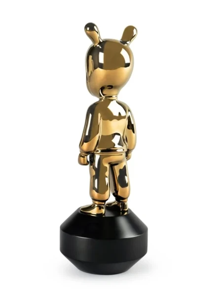 Lladró - The Golden Guest Sculpture - Gold / Black