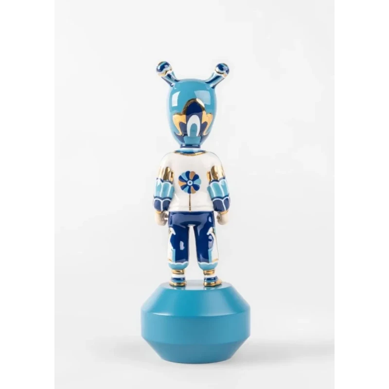Lladró - Sculpture The Guest by Kzeng Jiang - Blue