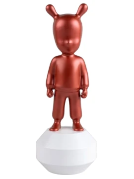 Lladró - Scultura The Metallic Red Guest - Rosso Metallizzato  / Bianco