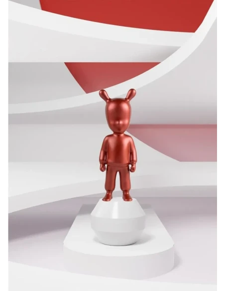 Lladró - The Metallic Red Guest Sculpture - Metallic Red / White