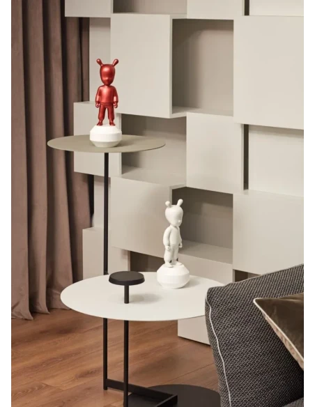 Lladró - The Metallic Red Guest Sculpture - Metallic Red / White