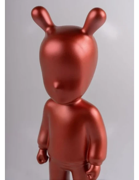 Lladró - Scultura The Metallic Red Guest - Rosso Metallizzato  / Bianco