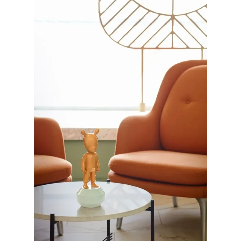 Lladró - Scultura The Orange Guest - Arancione / Bianco