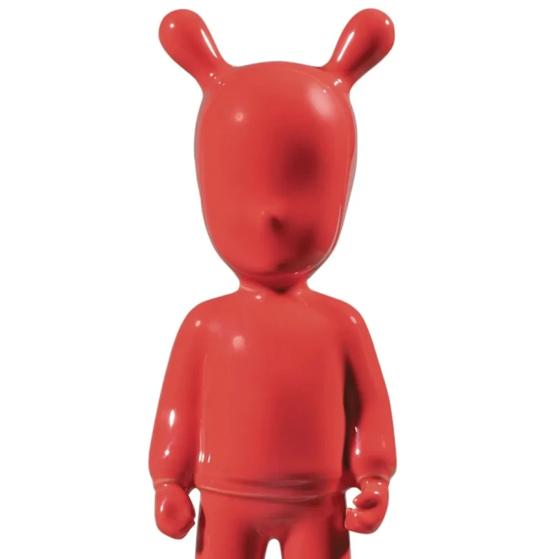 Lladró - The Red Guest Sculpture - Red / White