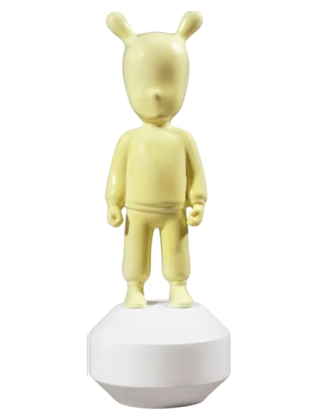 Lladró - The Yellow Guest Sculpture - Yellow / White