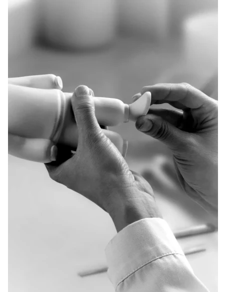 Lladró - Scultura The Blue Guest - Blu / Bianco