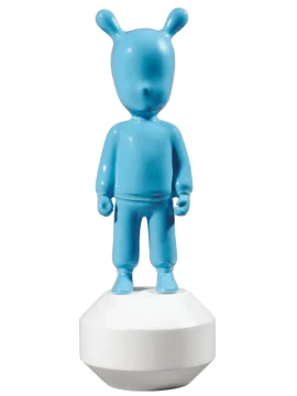 Lladró - Scultura The Blue Guest - Blu / Bianco