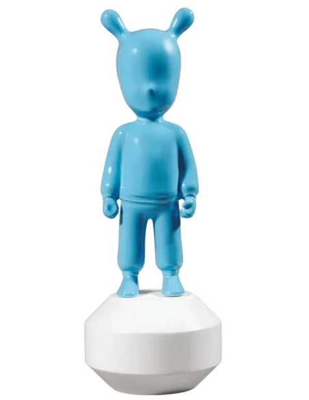 Lladró - Scultura The Blue Guest - Blu / Bianco
