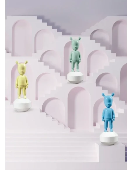 Lladró - Scultura The Blue Guest - Blu / Bianco