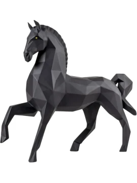 Lladró - Horse Sculpture - Matt Black
