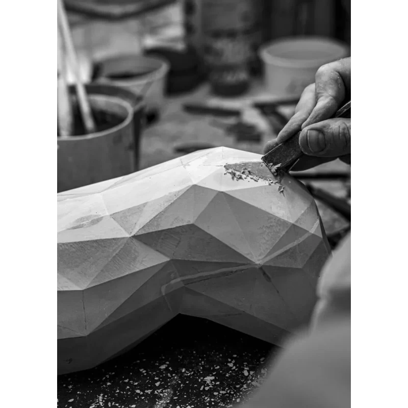 Lladró - Horse Sculpture - Matt Black