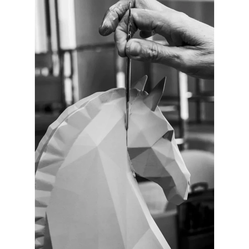 Lladró - Horse Sculpture - Matt Black