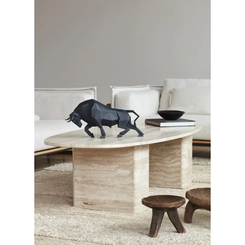 Lladró - Bull Sculpture - Matte Black