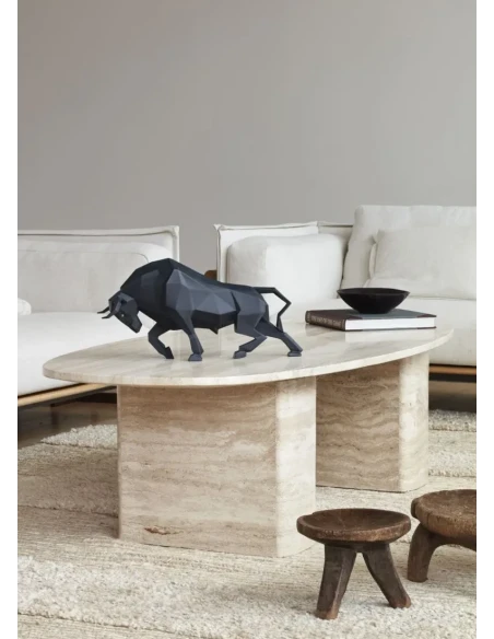 Lladró - Bull Sculpture - Matte Black