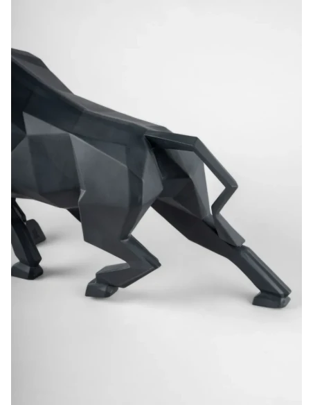 Lladró - Bull Sculpture - Matte Black