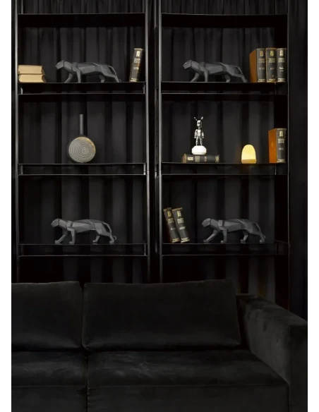 Lladró - Pantera Sculpture - Matte Black