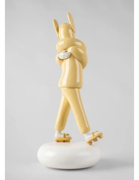 Lladró - Embraced Yellow Sculpture - Porcelain