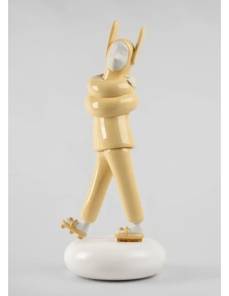 Lladró - Embraced Yellow Sculpture - Porcelain