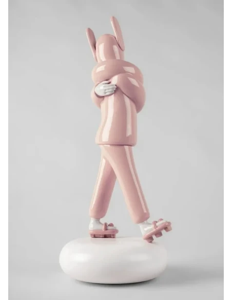 Lladró - Embraced Pink Sculpture - Porcelain