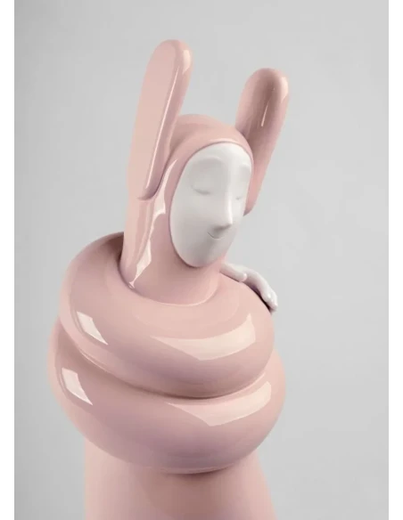 Lladró - Embraced Pink Sculpture - Porcelain