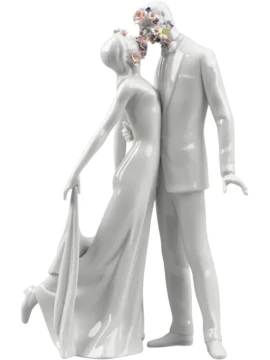 Lladró - Scultura Amore I Fiori - Porcellana