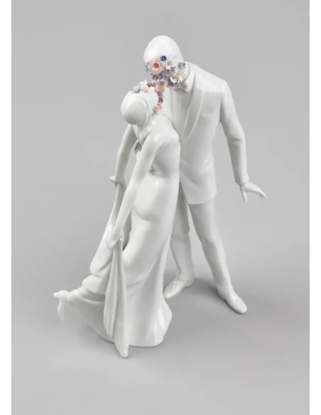 Lladró - Scultura Amore I Fiori - Porcellana