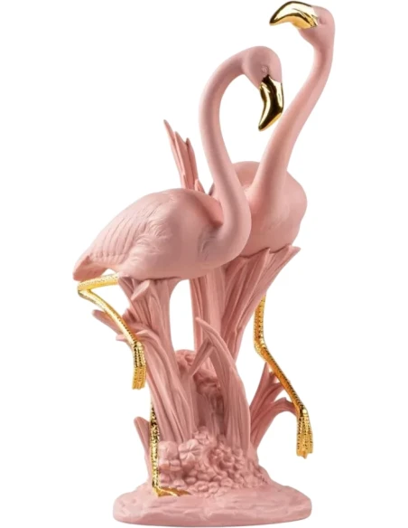 Lladró - Flamingos Sculpture - Pink