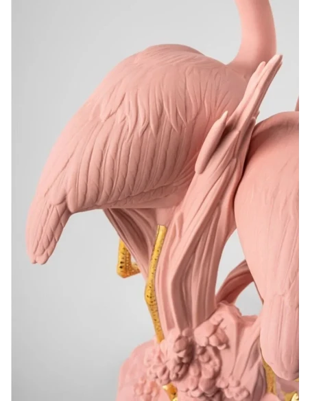 Lladró - Flamingos Sculpture - Pink