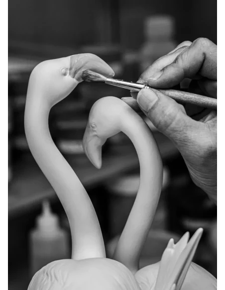 Lladró - Flamingos Sculpture - Pink