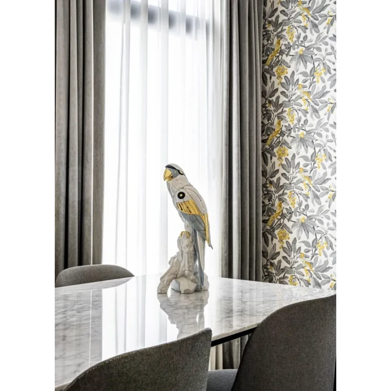 Lladró - Cyborg Macaw Sculpture - Porcelain