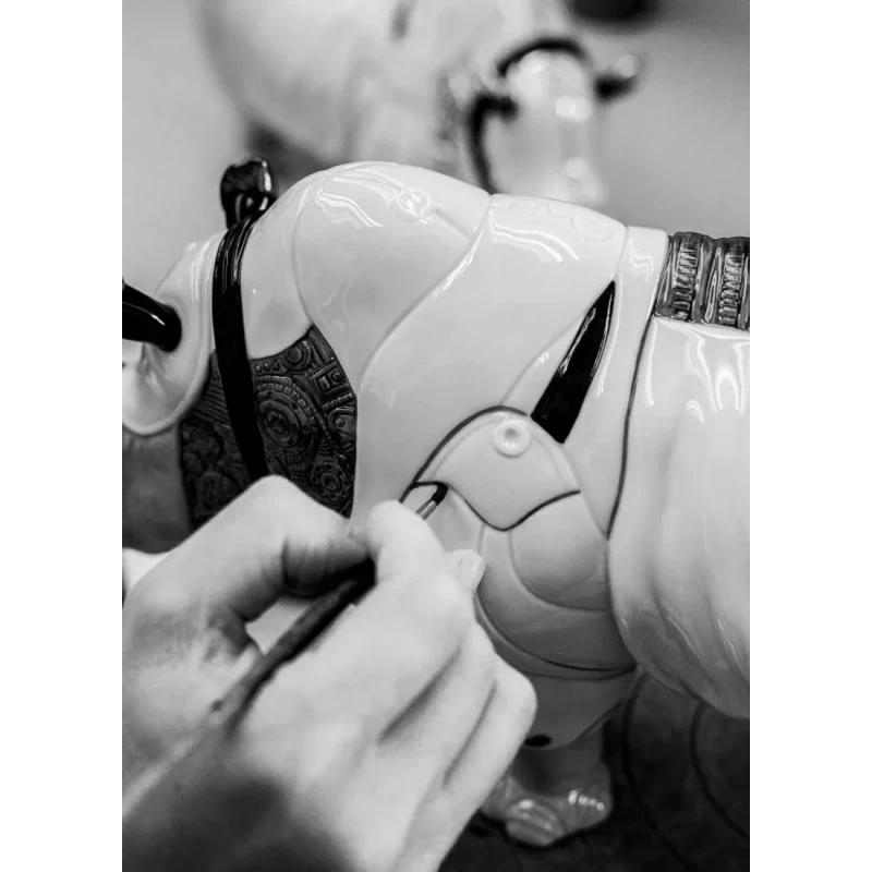 Lladró - Scultura Rinoceronte Cyborg - Porcellana