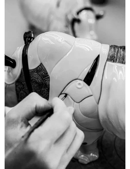 Lladró - Cyborg Rhino Sculpture - Porcelain